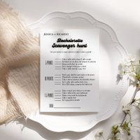 jeu de chasse au trésor pour enterrement de vie de