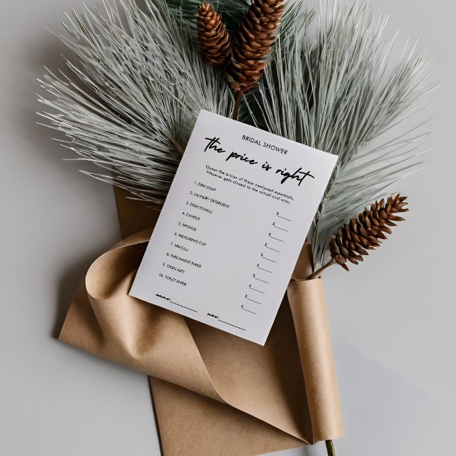 Invitation Jeu de Fête des mariées au bon prix (Créateur téléchargé)