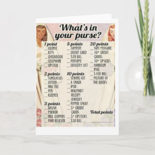 Invitation Jeu de Fête des mariées rétro