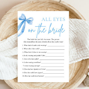 Invitation Jeu de fête prénuptiale : Tout le monde regarde la