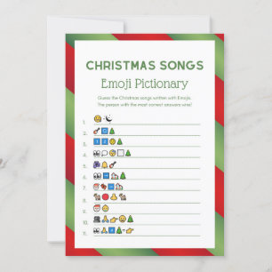 Invitation Jeu de Noël - Non modifiable -