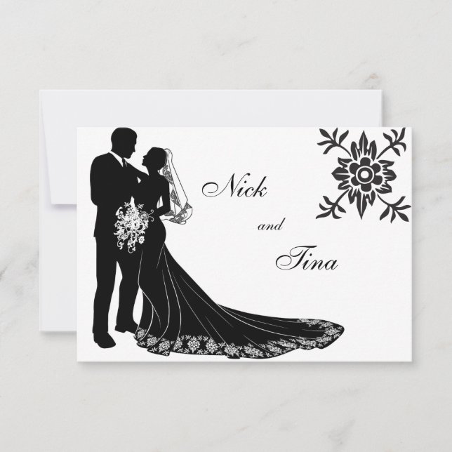 Invitation Jeu de silhouette #3 (Devant)