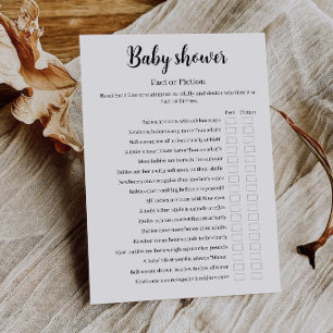 Invitation Jeu de vérification des faits sur la naissance, Qu