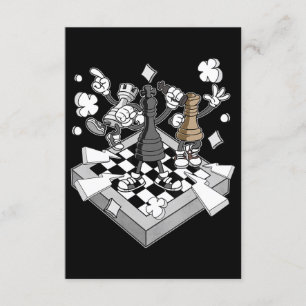 Invitation jeu d'échecs de matchs d'échecs