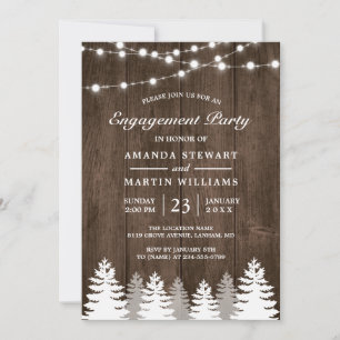 Invitation Jeu d'engagement Russe Pine Tree