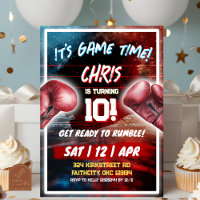Jeu Heure Boxe Thème Anniversaire