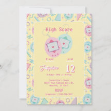 Jeu Jaune Retro Jeu Animal virtuel Anniversaire