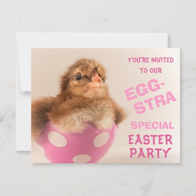 Invitation Jeu spécial Pâques Eggstra (Devant)