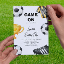 Jeu Sur Le Football Sport Football Anniversaire