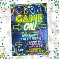 Jeu Sur Neon Glow Video Jeu Jeu Anniversaire Fête