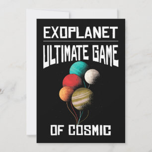 Invitation Jeu Ultime De L'Astronomie Cosmique Exoplanète Pla