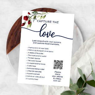 Invitation Jeux de mariage I Spy Capturez l'amour Chasse aux
