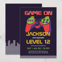 Jeux vidéo de jeu cool Gamer Boy Anniversaire