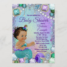 Jewel Mermaid Baby shower ethnique de sirène