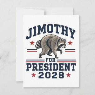Invitation Jimothy président 2028