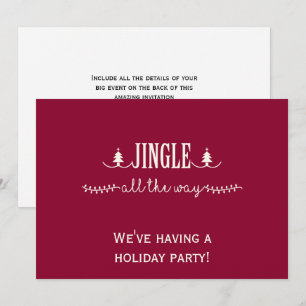 Invitation Jingle Tout Le Chemin