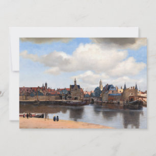 Invitation Johannes Vermeer - Vue de Delft