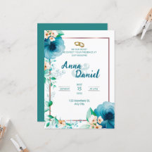Joie de vivre aquarelle Roses bleues