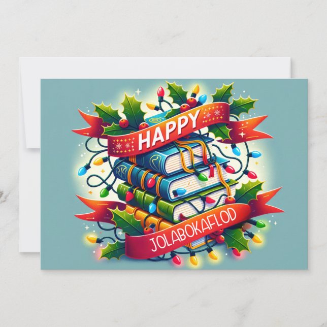 Invitation Jolabokaflod (Devant)