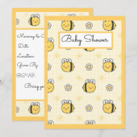 Joli Baby shower de fille Bumble Bee Boy