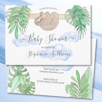 Joli bébé garçon Baby shower de fentes