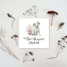 Joli chiot dalmate avec citation de bétail être co