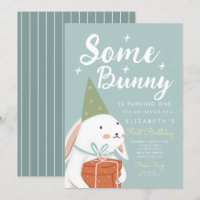 Joli lapin blanc Un lapin devient un Anniversaire