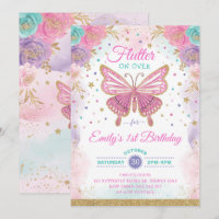 Joli papillon Fairy Garden Floral Girl Anniversair