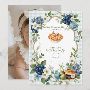 Invitation Joli Petit Gâteau Premier Anniversaire
