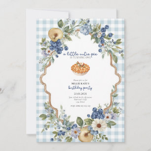 Invitation Joli Petit Gâteau Premier Anniversaire