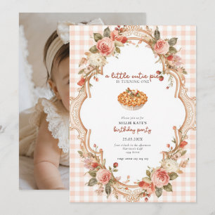 Invitation Joli Petit Gâteau Premier Anniversaire