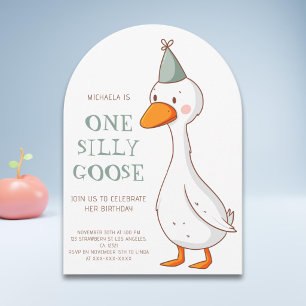 Invitation Joli petit un Joyeux Anniversaire 1 an arche de ca