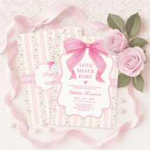 Joli Pretty Pink Bow Love Shack Baby Girl Douche