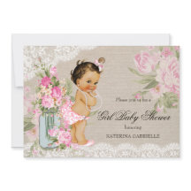 Jolie Baby-Shower Champêtre Floral en Dentelle