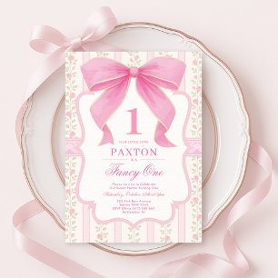 Invitation Jolie Bow rose Fancy One Love Shack 1er Anniversai