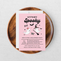 Jolie Fantôme Spooky Halloween Fille Rose