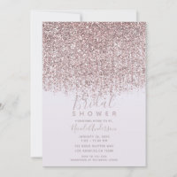Jolie Fard Rose Pailleté Glitter Mariage Cérémonie