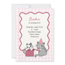 Jolie Fête d'Anniversaire pour Enfant au Chat Rose