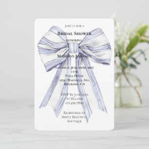 Invitation Jolie Fête des mariées blanche pourpre