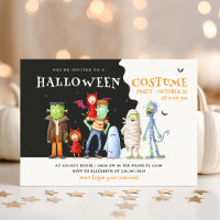 Jolie fête du costume d'Halloween enfants