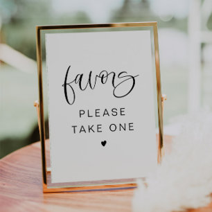 Invitation JOLIE Modern Boho Police S'il vous plaît prendre u