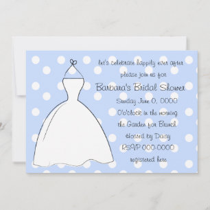 Invitation Jolie robe blanche