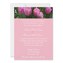 Jolie tulipe rose fleurs mariage chrétien