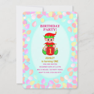 Invitation Jolis Ballons pour le Premier Anniversaire