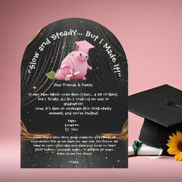 Invitation Jote Funny Snail Photo Party Graduation