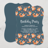Jote Orange Fox Motif Anniversaire