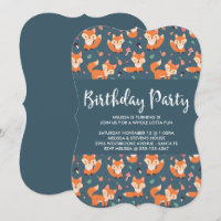 Jote Orange Fox Motif Anniversaire