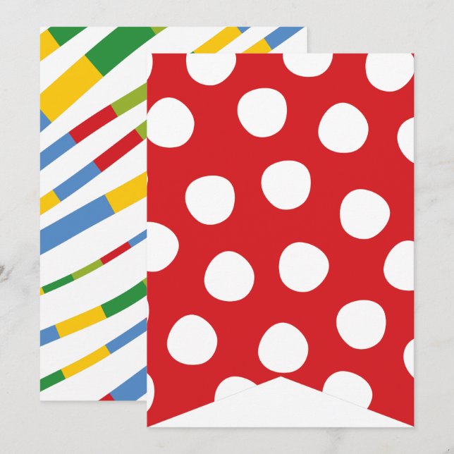 Invitation Jouets de garçons Transport Bonne bannière de fête (Devant / Derrière)