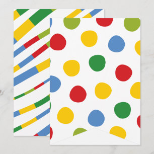 Invitation Jouets de garçons Transport Bonne bannière de fête