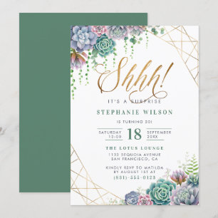 Invitation Jour d'anniversaire de la Surprise Botanique de Sc